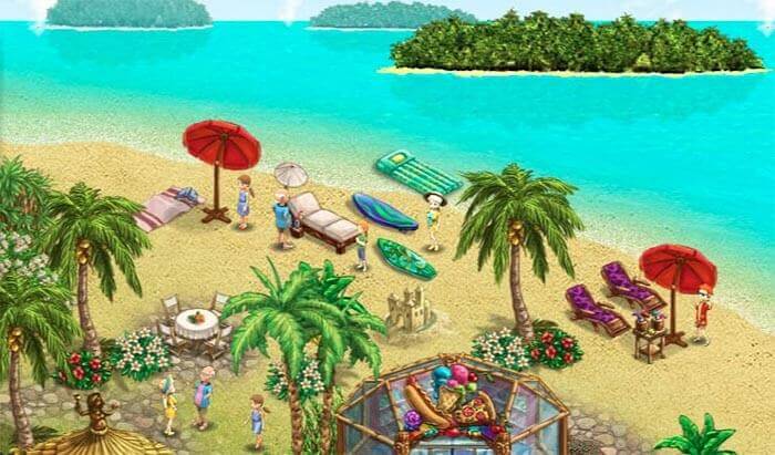 My Sunny Resort  - многосторонняя браузерная игра.