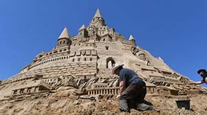 Самый высокий песчаный замок