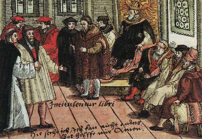 Вормсский рейхстаг. Осуждение М. Лютера - 1521 г.