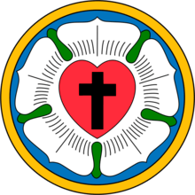 Роза Лютера - эмблема Евангелической церкви Германии